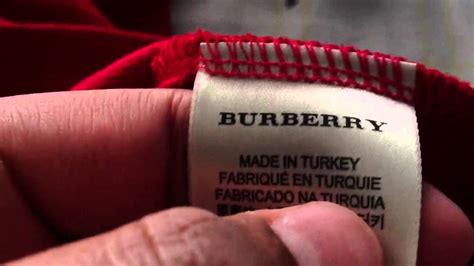 burberry made in turkey real or fake